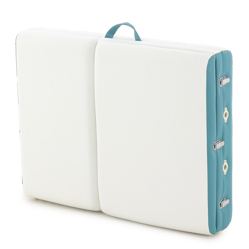 Массажный стол складной деревянный Med-Mos JF-AY01 3-х секционный (светлая рама) NEW