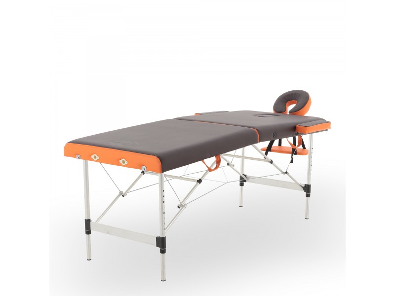 Массажный стол складной алюминиевый Med-Mos JFAL01A 2-х секционный NEW