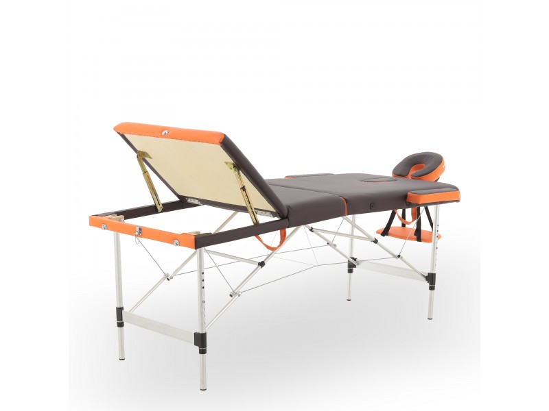 Массажный стол складной алюминиевый Med-Mos JFAL01A (3-х секционный) NEW