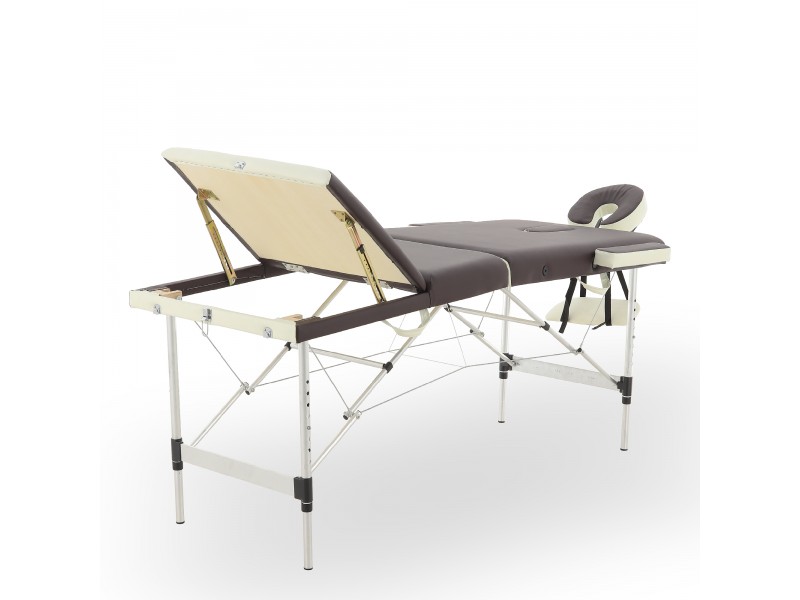 Массажный стол складной алюминиевый Med-Mos JFAL01A (3-х секционный) NEW