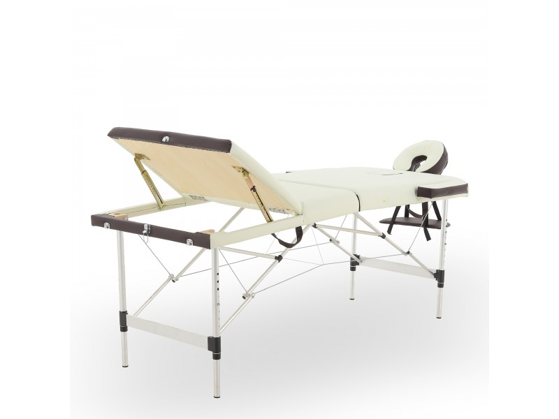 Массажный стол складной алюминиевый Med-Mos JFAL01A (3-х секционный) NEW