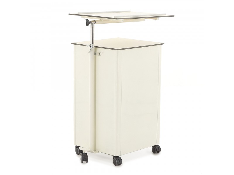 Тумба прикроватная с поворотной столешницей из HPL пластика Med-Mos ПТ-001