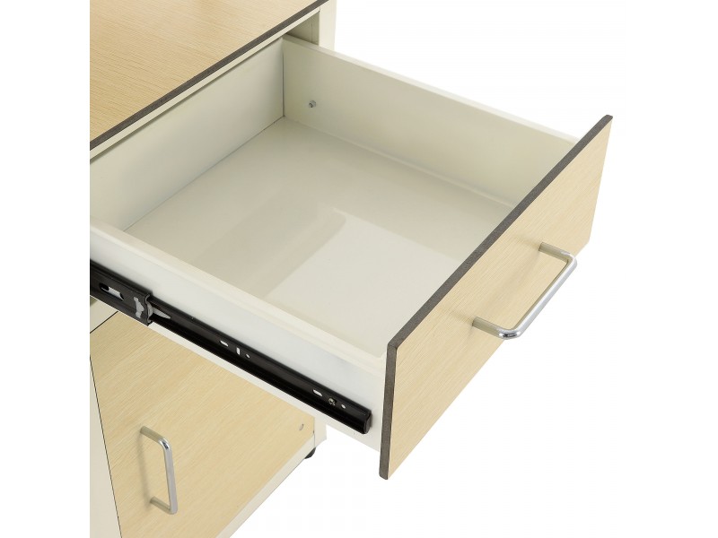 Тумба прикроватная с поворотной столешницей из HPL пластика Med-Mos ПТ-001