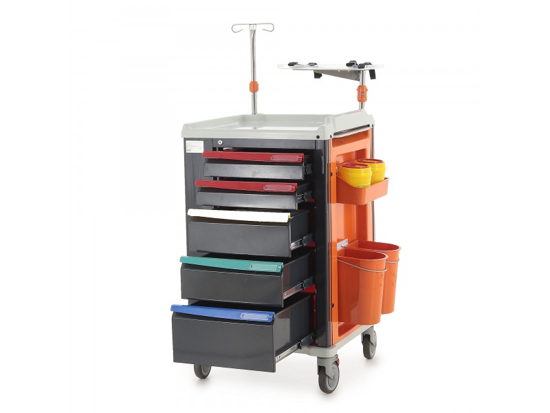 Тележка медицинская  Med-Mos РЕТ02 ТМ-006АН-00