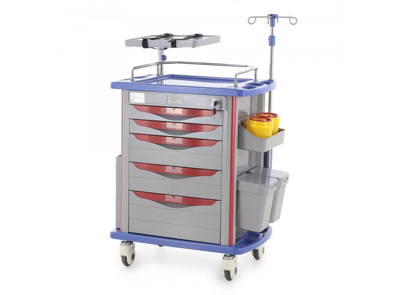 Тележка медицинская Med-Mos АТ750-01 (ТМ-001АН-00)