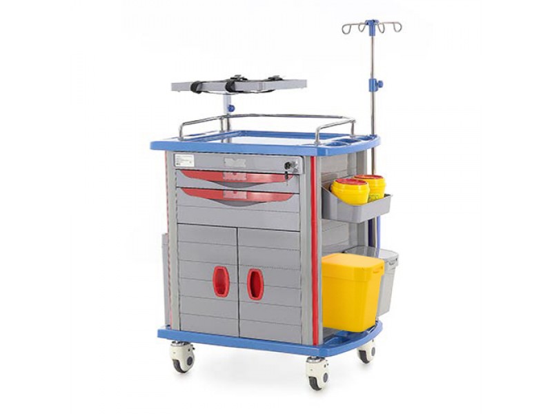 Тележка медицинская Med-Mos ЕТ850-02 (ТМ-002АН-00)