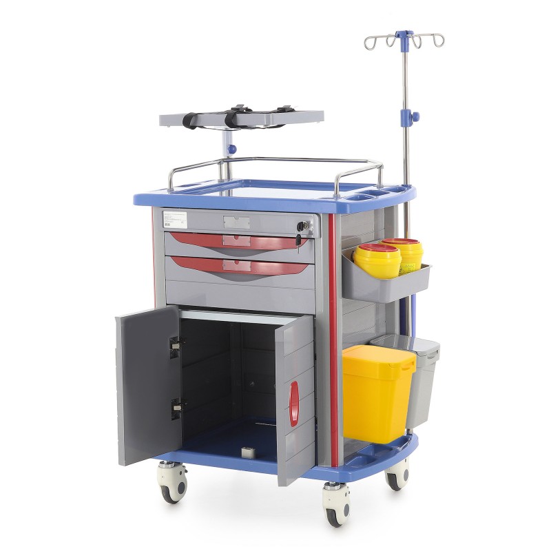 Тележка медицинская Med-Mos ЕТ850-02 (ТМ-002АН-00)