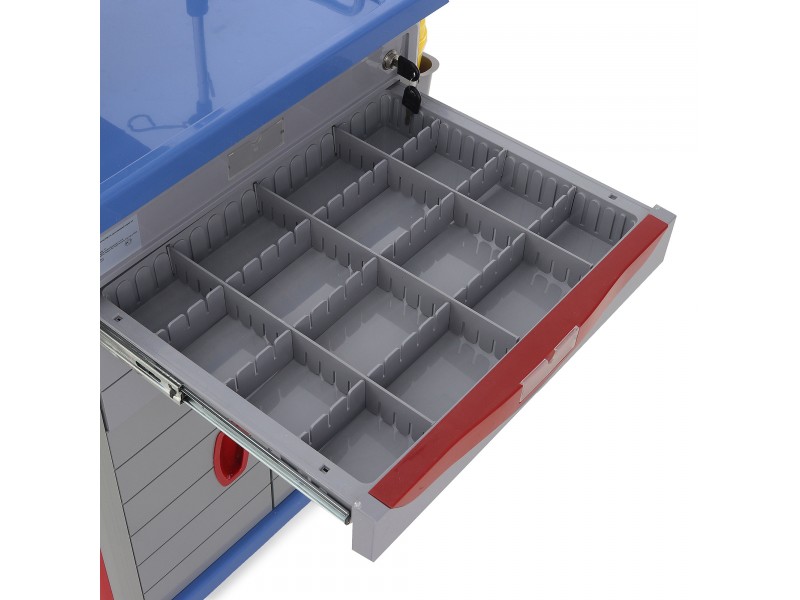 Тележка медицинская Med-Mos ЕТ850-02 (ТМ-002АН-00)