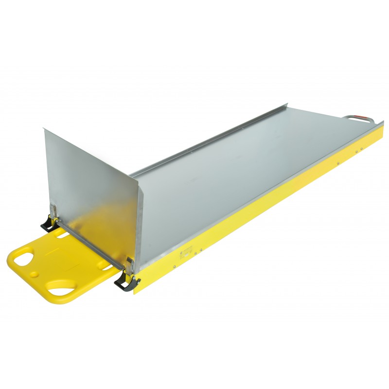 Приёмное устройство с поперечным перемещением и нишей для хранения транспортировочных досок Med-Mos 4ПУ