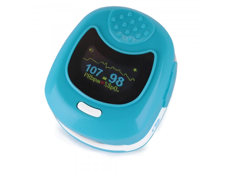 Пульсоксиметр детский Med-Mos CMS 50QB (голубой)