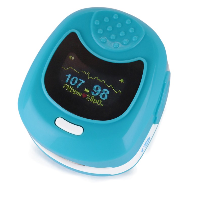 Пульсоксиметр детский Med-Mos CMS 50QB (голубой)