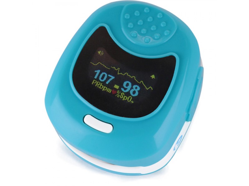 Пульсоксиметр детский Med-Mos CMS 50QB (голубой)