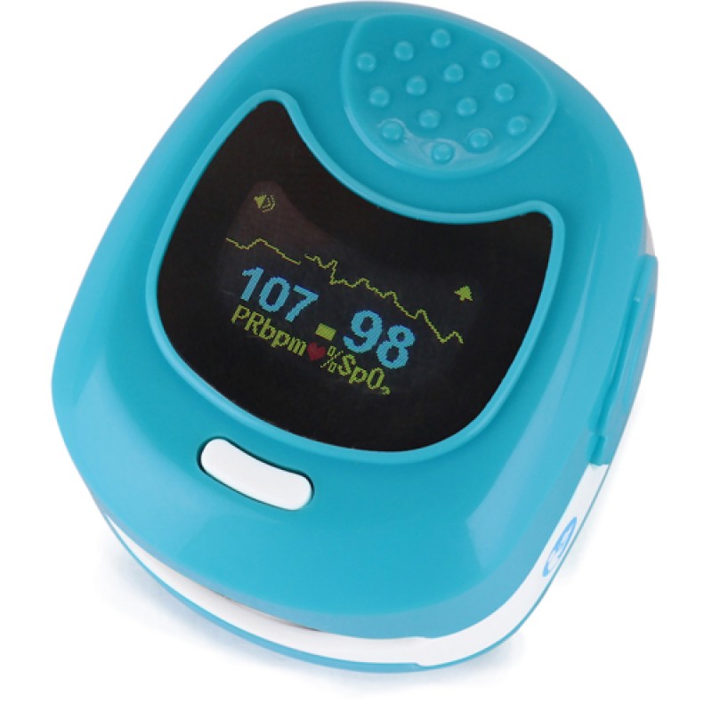 Пульсоксиметр детский Med-Mos CMS 50QB (голубой)