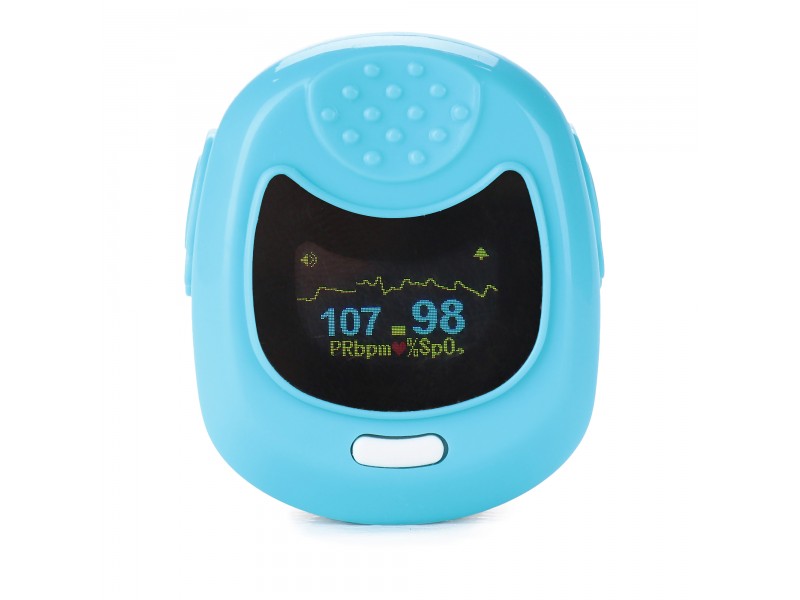 Пульсоксиметр детский Med-Mos CMS 50QB (голубой)