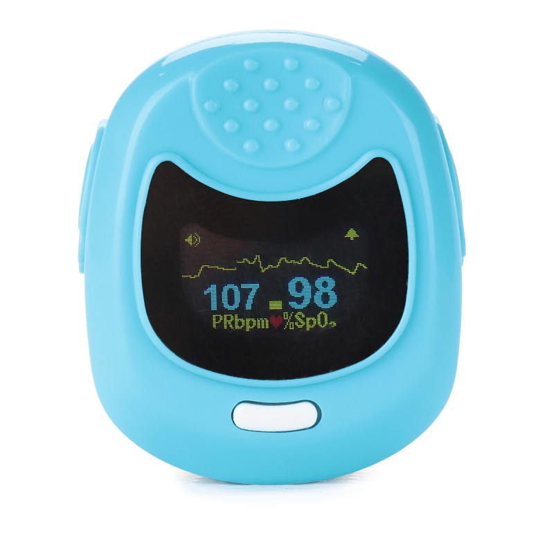 Пульсоксиметр детский Med-Mos CMS 50QB (голубой)