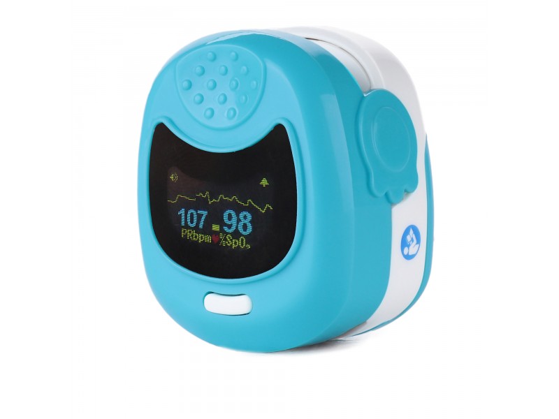 Пульсоксиметр детский Med-Mos CMS 50QB (голубой)
