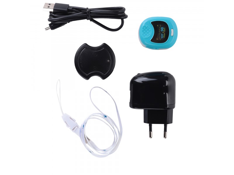 Пульсоксиметр детский Med-Mos CMS 50QB (голубой)