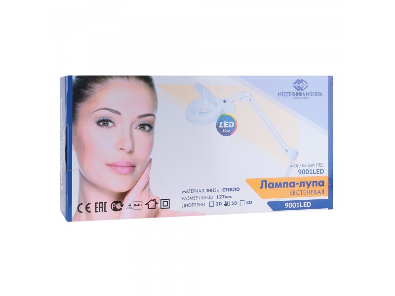Лампа бестеневая с РУ (лампа-лупа) Med-Mos 9001LED (9001LED)