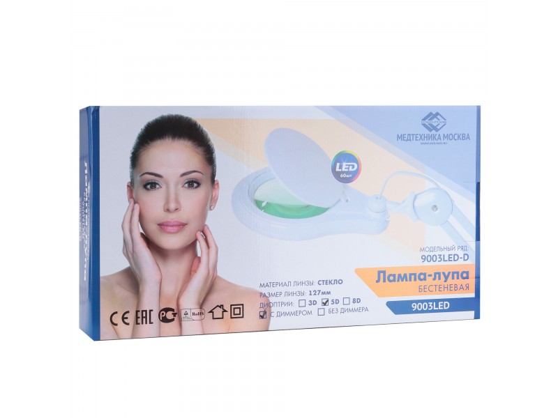 Лампа бестеневая с РУ (лампа-лупа) Med-Mos 9003LED (9003LED-D)