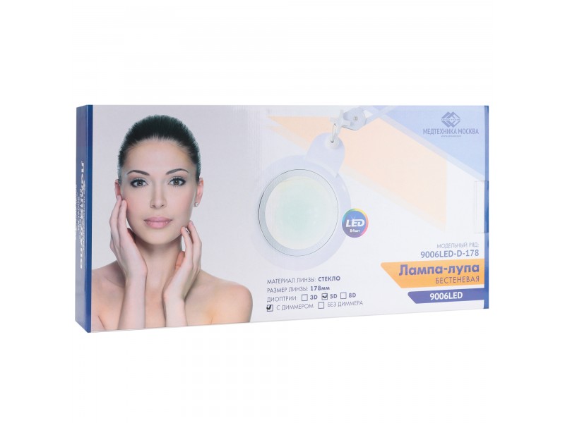 Лампа бестеневая с РУ (лампа-лупа) Med-Mos 9006LED (9006LED-D-178)