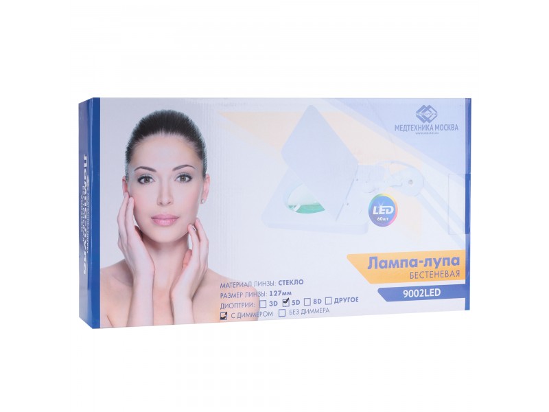 Лампа бестеневая с РУ (лампа-лупа) Med-Mos 9002LED (9008LED-D-127)