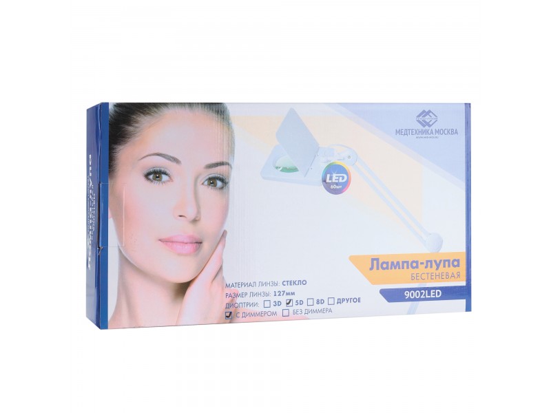 Лампа бестеневая с РУ (лампа-лупа) Med-Mos 9002LED (9008LED-D-127)