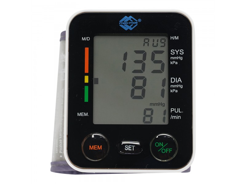 Тонометр на запястье автоматический Med-Mos PG-800A12