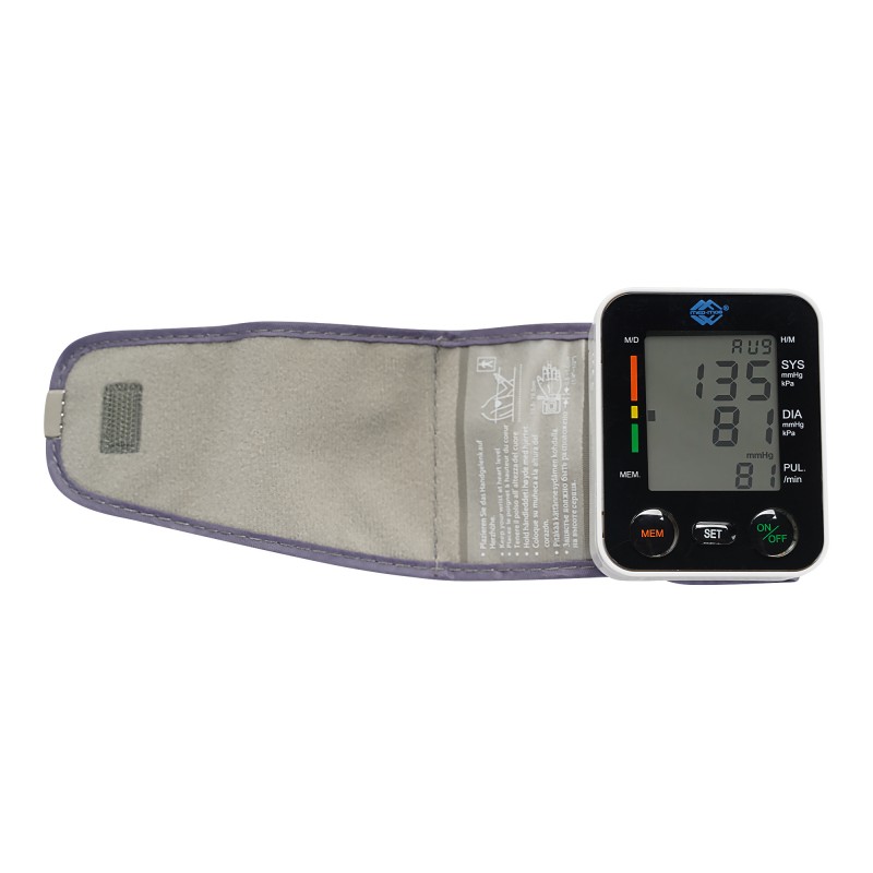 Тонометр на запястье автоматический Med-Mos PG-800A12