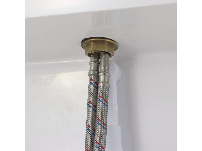 Стол-тумба с двойной мойкой 12-СТМ-2