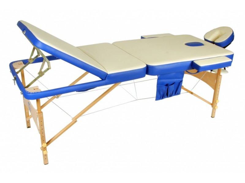 Массажный стол складной деревянный Med-Mos JF-AY01 3-х секционный М/К (PW3.20.11A)