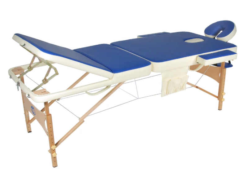 Массажный стол складной деревянный Med-Mos JF-AY01 3-х секционный М/К (PW3.20.11A)