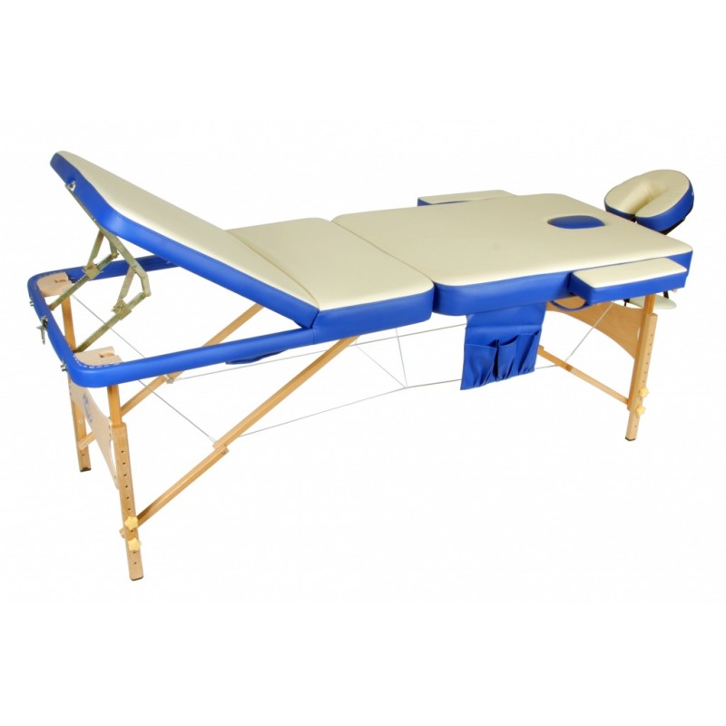 Массажный стол складной деревянный Med-Mos JF-AY01 3-х секционный М/К (PW3.20.11A)