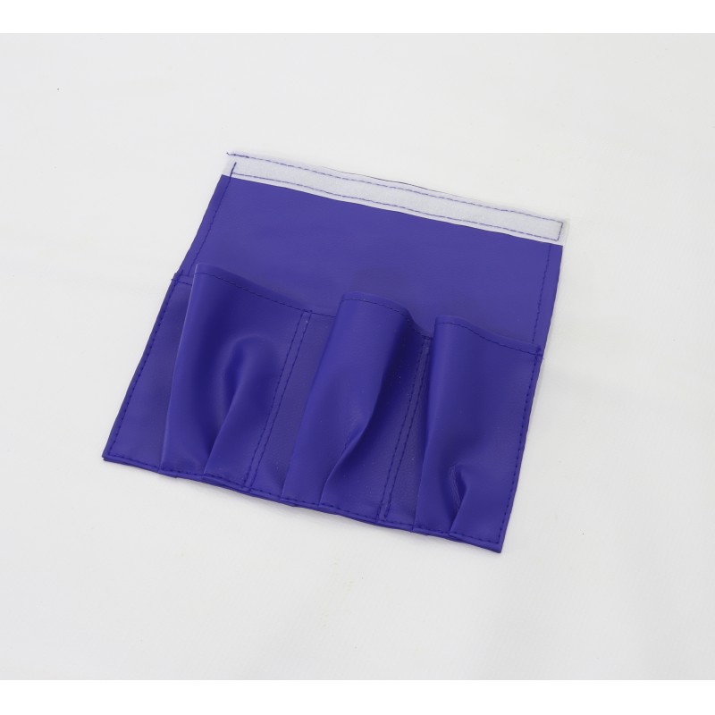 Массажный стол складной деревянный Med-Mos JF-AY01 3-х бежевый с синей волной МСТ-103Л (PW3.20.12A)