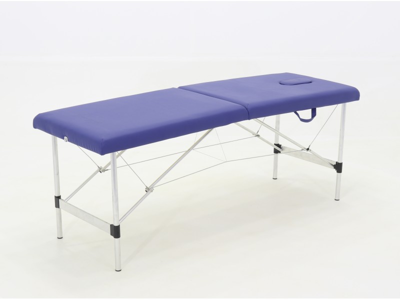 Массажный стол складной алюминиевый Med-Mos JFAL01-F (МСТ-321ОЛ) 2-х секционный