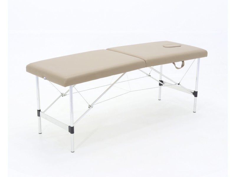 Массажный стол складной алюминиевый Med-Mos JFAL01-F (МСТ-321ОЛ) 2-х секционный