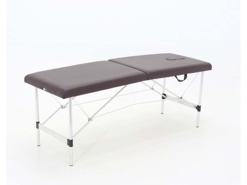 Массажный стол складной алюминиевый Med-Mos JFAL01-F (МСТ-321ОЛ) 2-х секционный