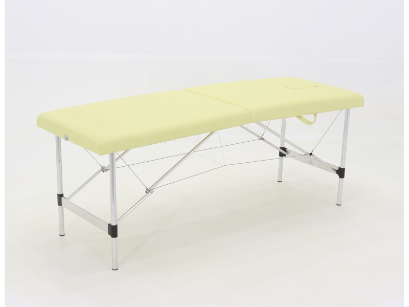 Массажный стол складной алюминиевый Med-Mos JFAL01-F (МСТ-321ОЛ) 2-х секционный