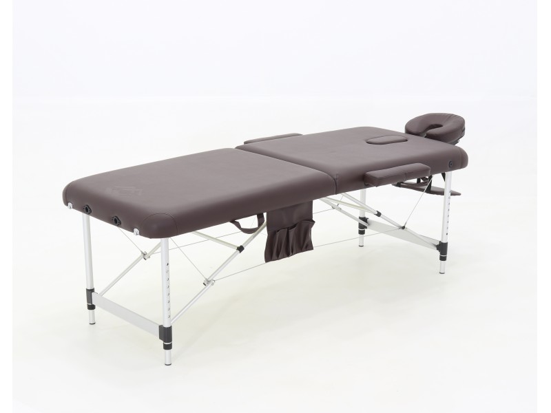 Массажный стол складной алюминиевый Med-Mos JFAL01A 2-х секционный МСТ-002Л  (PA2.20.10A)