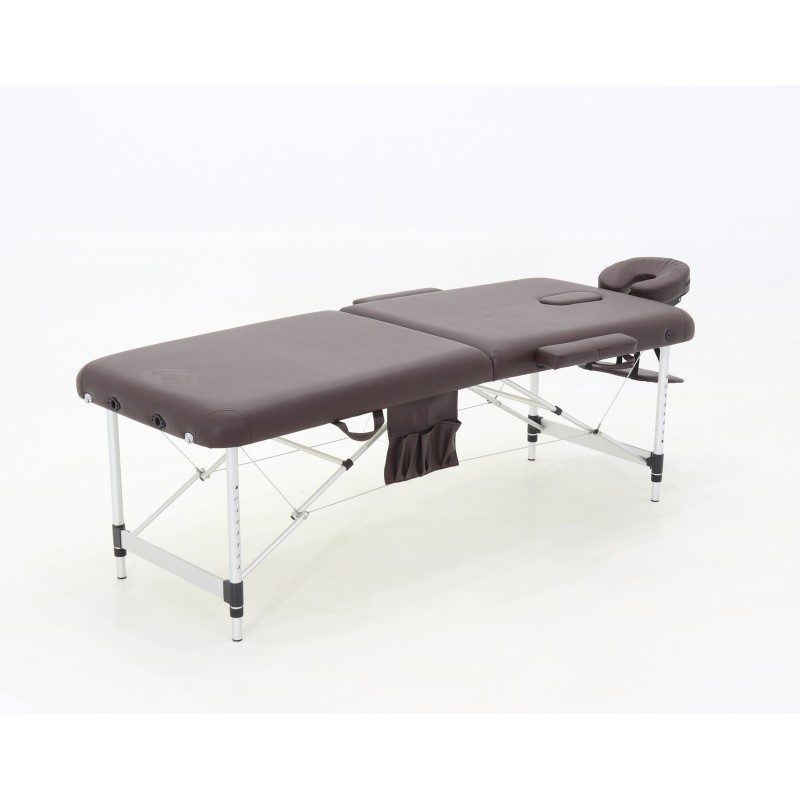 Массажный стол складной алюминиевый Med-Mos JFAL01A 2-х секционный МСТ-002Л  (PA2.20.10A)