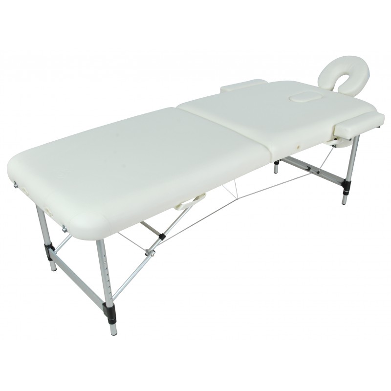 Массажный стол складной алюминиевый Med-Mos JFAL01A 2-х секционный МСТ-002Л  (PA2.20.10A)