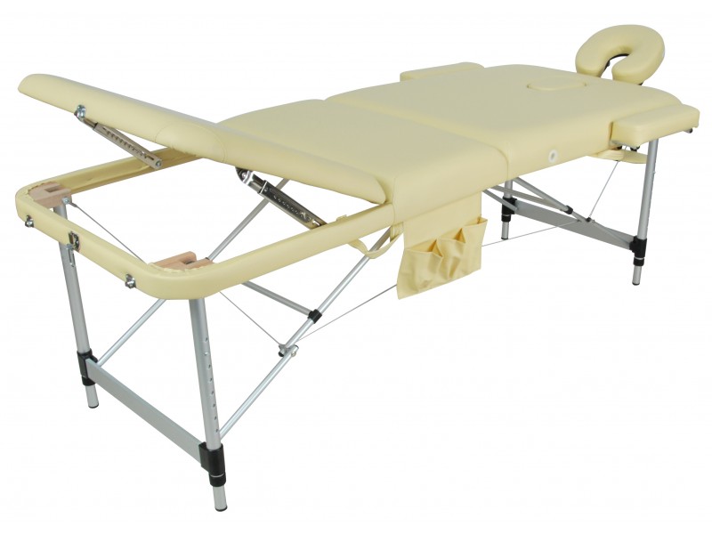 Массажный стол складной алюминиевый Med-Mos JFAL01A М/К (3-х секционный) МСТ-102Л  (PA3.20.10A)