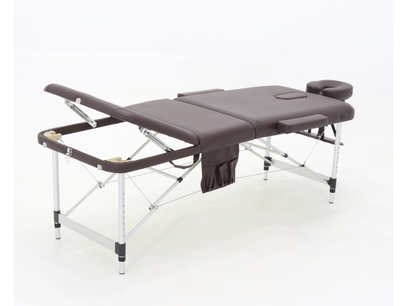 Массажный стол складной алюминиевый Med-Mos JFAL01A М/К (3-х секционный) МСТ-102Л  (PA3.20.10A)