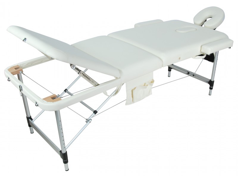 Массажный стол складной алюминиевый Med-Mos JFAL01A М/К (3-х секционный) МСТ-102Л  (PA3.20.10A)