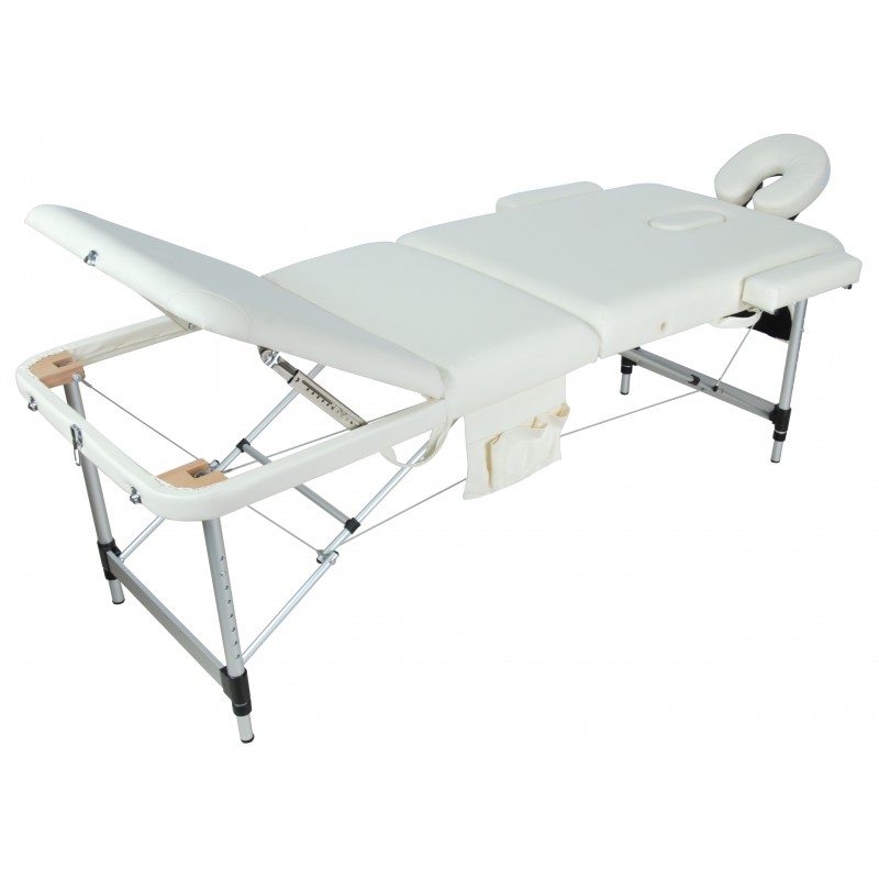 Массажный стол складной алюминиевый Med-Mos JFAL01A М/К (3-х секционный) МСТ-102Л  (PA3.20.10A)