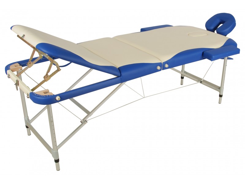 Массажный стол складной алюминиевый Med-Mos JFAL03 (3-х секционный) МСТ-27 (PA3.20.10A)