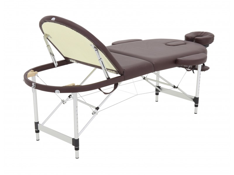 Массажный стол складной алюминиевый Med-Mos JFAL03 М/К (3-х секционный) (МСТ-3310ВЛ)