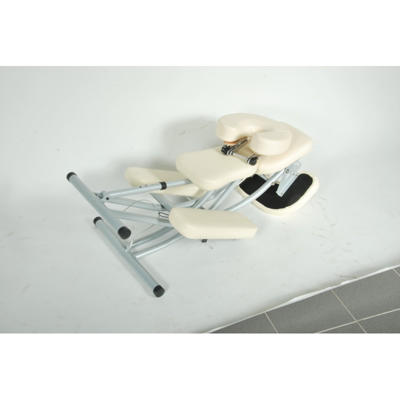 Массажное кресло для шейно-воротниковой зоны Med-Mos MA-03 МСТ-3АЛ (алюминий  DE LUXE)