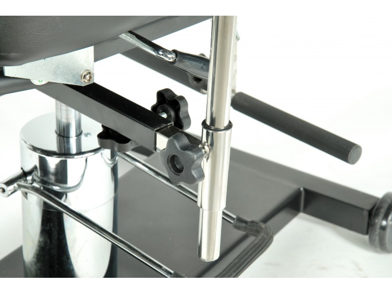 Тату-кресло (гидравлическое) MED-MOS  EUPHORIA (КО-214) механическое с возможностью поворота на 360° c подставкой в комплекте