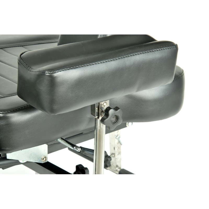 Тату-кресло (гидравлическое) MED-MOS  EUPHORIA (КО-214) механическое с возможностью поворота на 360° c подставкой в комплекте