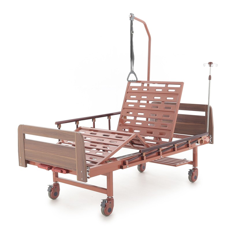 Медицинская кровать Med-Mos E-8 (MМ-2024Д-04 (У)) ЛДСП (2 функции)